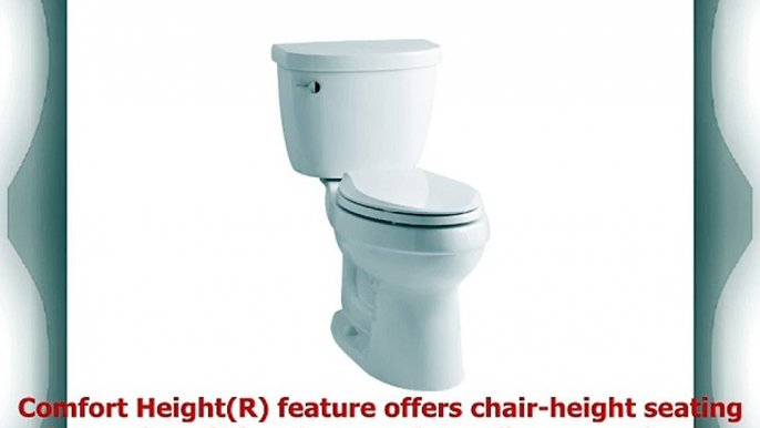 Kohler K35890 Cimarron Comfort Height Elongated 16 gpf Toilet with AquaPiston