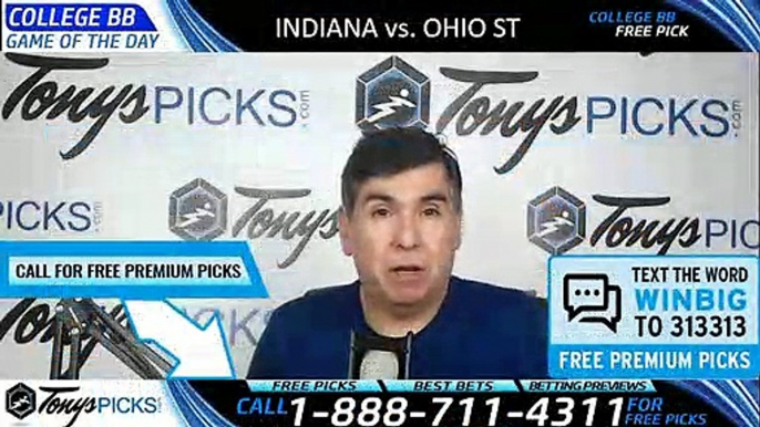 Indiana Hoosiers vs. Ohio State Buckeyes 3/14/2019 Picks Predictions