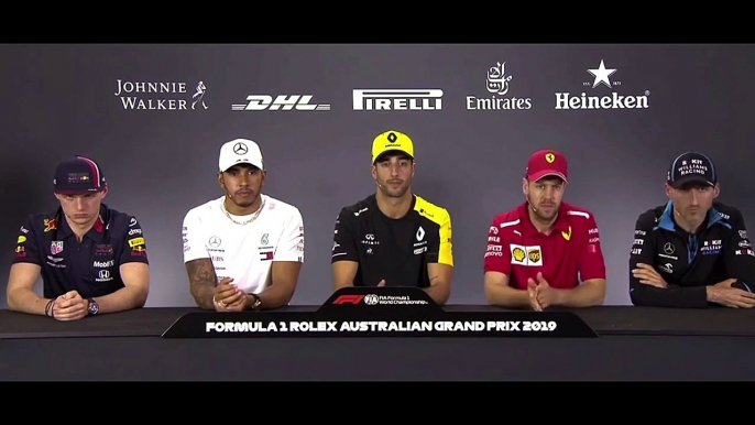 F1 2019 Australian GP - Thursday (Drivers) Press Conference