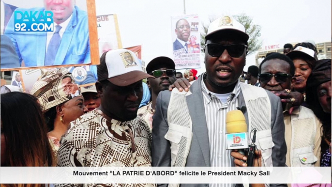 Second Mandat: Mouvement "La patrie d'abord'" felicite le President Macky Sall