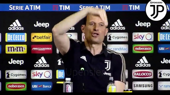 Conferenza stampa ALLEGRI pre JUVENTUS-EMPOLI: "Cristiano Ronaldo rischia all'andata con l'Ajax, bisogna essere cauti, lunedì i controlli come Douglas Costa, su Kean mi fate arrabbiare, sembra diventato CR7 o Messi..." | 29.03.2019