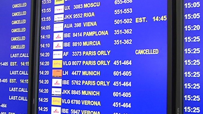 Vuelos cancelados El Prat por huelga Francia