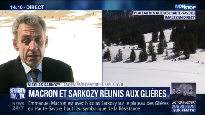 "Quand on est Président, il est impossible de satisfaire tout le monde." : Nicolas Sarkozy prône l'unité à l'hommage aux soldats du plateau des Glières