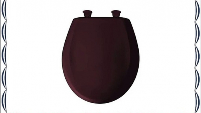 Bemis 200SLOWT 208 LiftOff Plastic Round SlowClose Toilet Seat Merlot