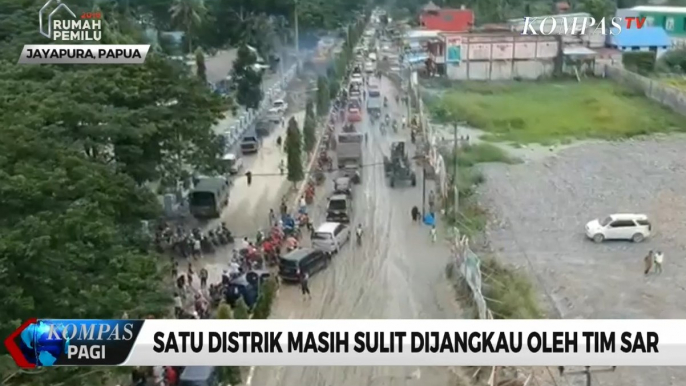 Satu Distrik Korban Banjir Bandang Sentani Masih Sulit Dijangkau Tim SAR