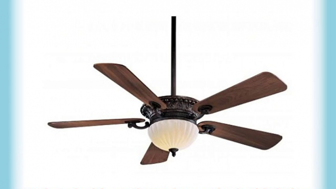 MinkaAire F702VB Volterra 52 Ceiling Fan Volterra Bronze Finish with Natural Walnut