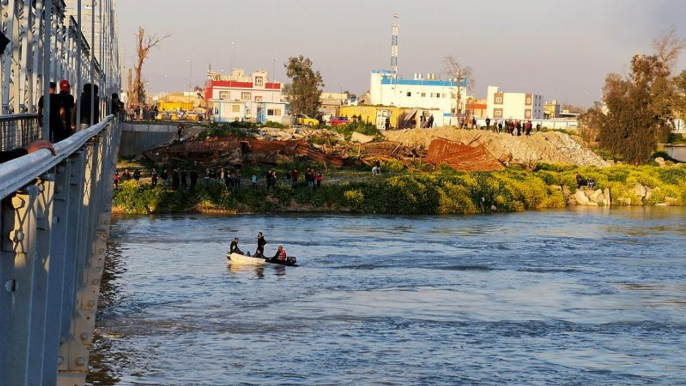 Iraq ferry sinking: Nearly 80 killed after overloaded vessel sinks