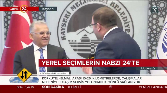 Yerel seçimlerin nabzı 24 TV'de