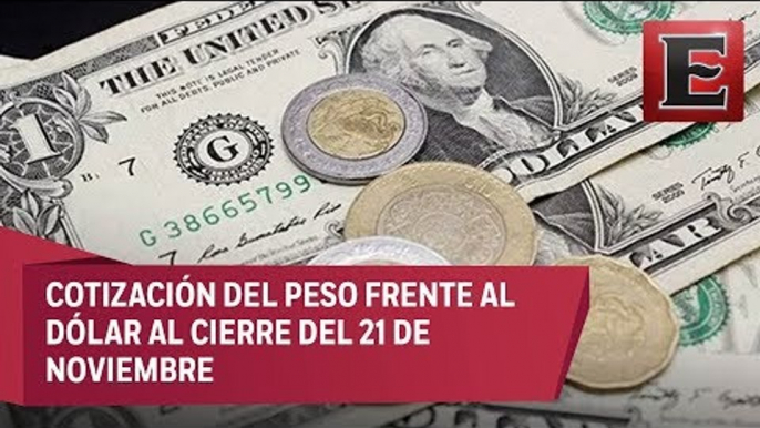 Así cerró el peso frente al dólar