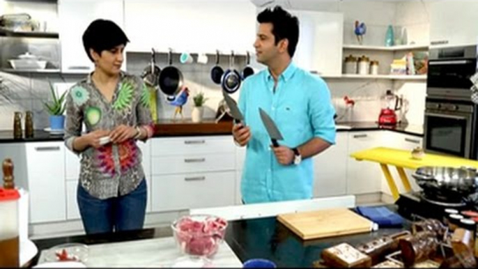 Chef Kunal Kapur prepares Lal Maas for Neeti Palta on My Yellow Table