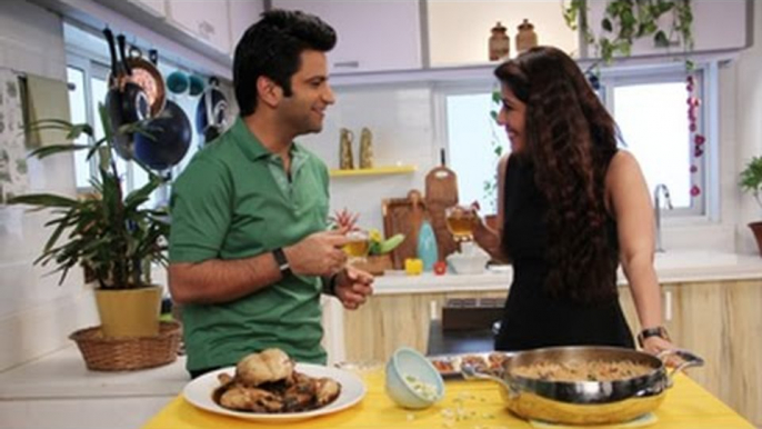 Chef Kunal Kapur fixes a Chinese meal for TV actor Ankita Bhargava