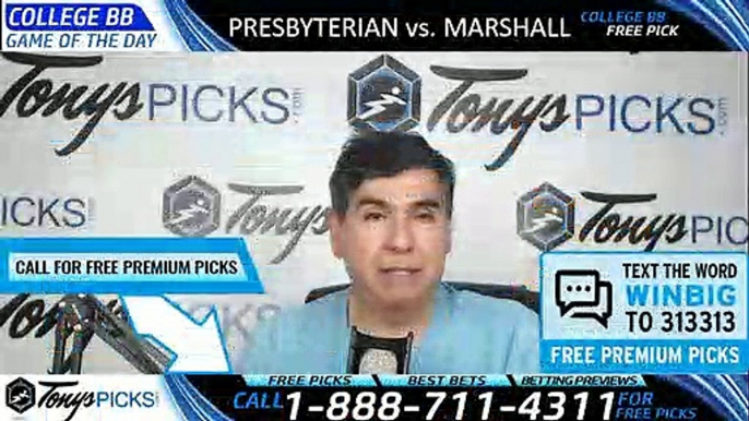 Presbyterian Blue Hose vs. Marshall Thundering Herd 3/26/2019 Picks Predictions