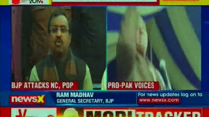 BJP Leader Ram Madhav Slams Congress-NC-PDP Alliance In Jammu Kashmir