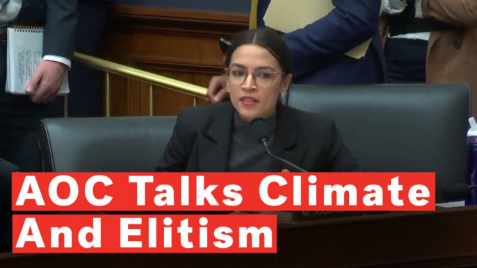 Alexandria Ocasio-Cortez Says 'Science Should Not Be Partisan' In Powerful Speech