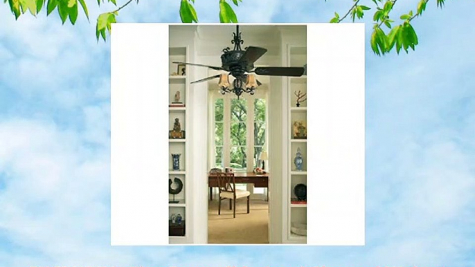 Craftmade 54 Inch Ceiling Fan with Wall Control ANT54AV5WCR Antoinette Antique Verde