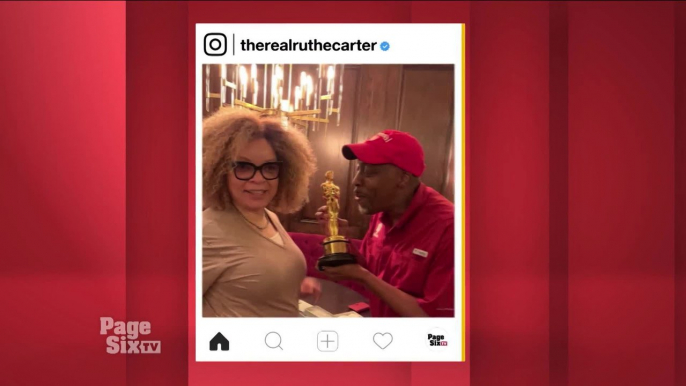 .@iamRuthECarter is already working on fittings for #ComingToAmerica2! Tune in to #PageSixTV for all the deets (including behind-the-scenes photos of #EddieMurphy and @arseniohall!)