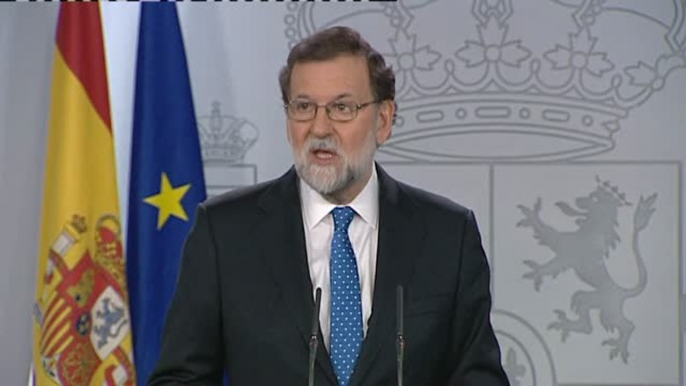 Rajoy felicita a Arrimadas y ofrece diálogo al próximo Govern "siempre dentro de la ley"