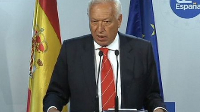 Margallo: "El diálogo y la negociación es siempre la vía para solucionar los contenciosos"