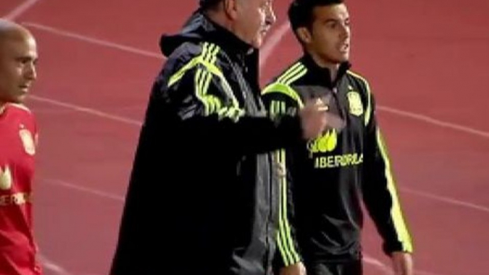 Buen ambiente en el entrenamiento de la selección