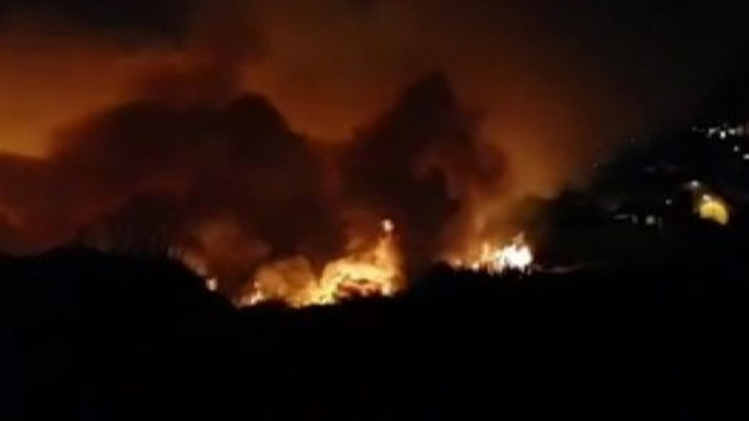 Los vecinos de Algeciras preocupados por los incendios