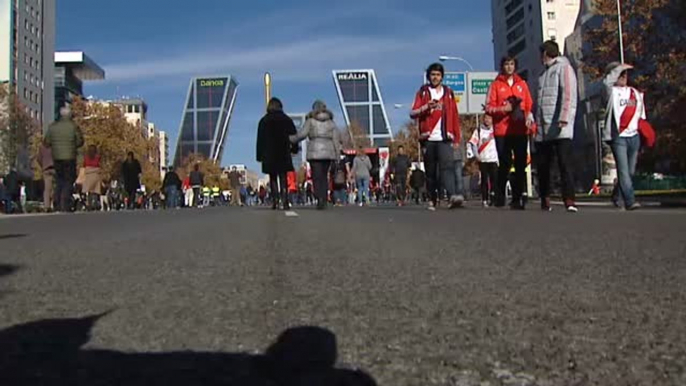 Así están los ánimos entre los vecinos de los aledaños del Bernabéu en las horas previas al Boca-River