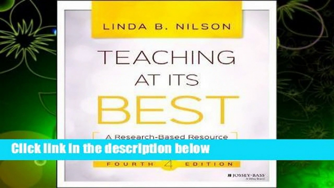 Full version  Teaching at Its Best: A Research-Based Resource for College Instructors  Review