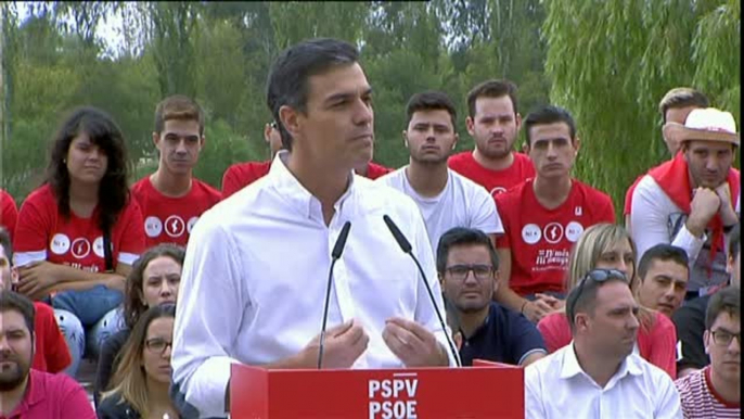 Pedro Sánchez: "El PSOE siempre va a reivindicar el diálogo como forma de hacer política"