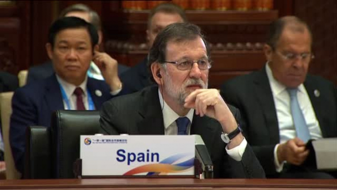 Rajoy interviene hoy ante los líderes mundiales en el Foro sobre la Nueva Ruta de la Seda en China