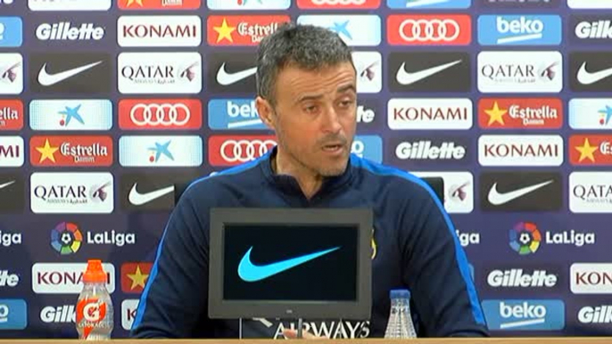 Luis Enrique respalda al "100 por 100" que sus jugadores no viajaran a Zurich