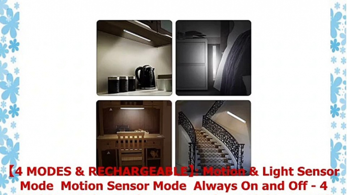 66 LED Under Cabinet Light Rechargeable Motion Sensor Closet Light Wireless Luxury