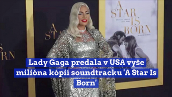 Lady Gaga predala v USA vyše milióna kópií singlu 'A Star Is Born'