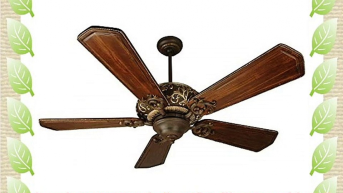 Craftmade K10327 Ophelia 52 Ceiling Fan with Pull Chain Aged BronzeVintage Madera