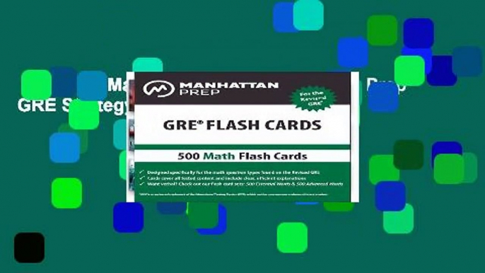 500 GRE Math Flash Cards (Manhattan Prep GRE Strategy Guides) Complete