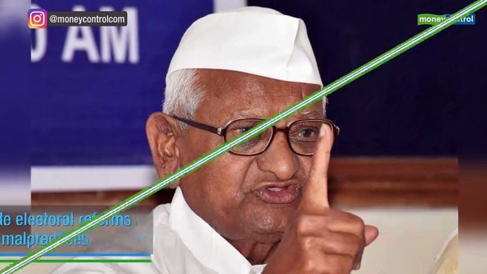 Sweeping electoral reforms needed to end malpractices: Anna Hazare