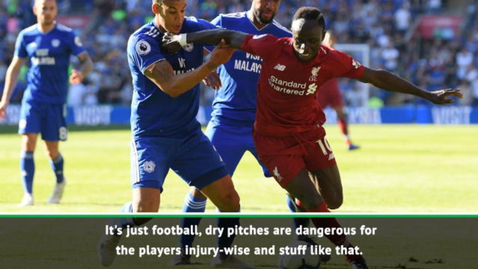 Klopp criticises 'dangerous' Cardiff pitch