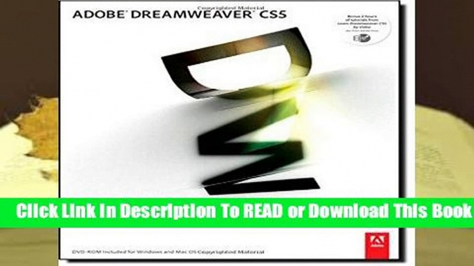 Full E-book Adobe Dreamweaver CS5 Classroom in a Book (Classroom in a Book (Adobe))  For Trial