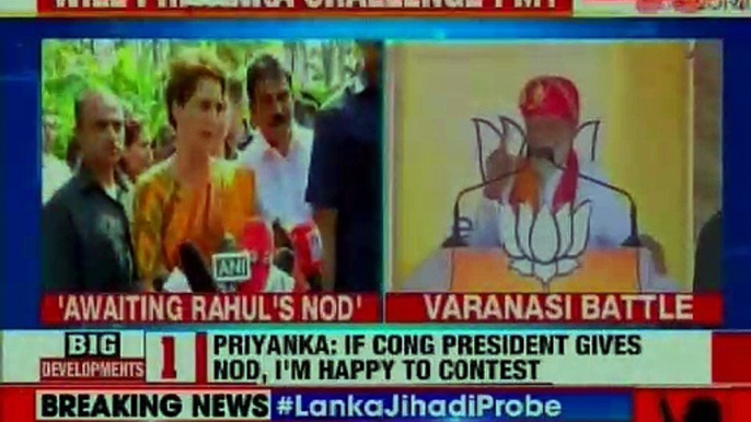 Priyanka Gandhi again hints at fighting Lok Sabha Polls 2019 from Varanasi; attacks PM Narendra Modi