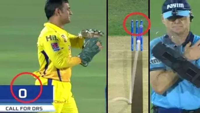 IPL 2019 : MS Dhoni Takes Last Second DRS During Chennai Super Kings Vs Rajasthan Royals Match