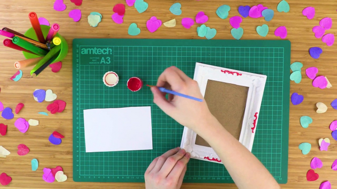 How To Make.. A Cute Picture Frame For Valentine's Day ❤ Valentines Craft Ideas  Crafty Kids