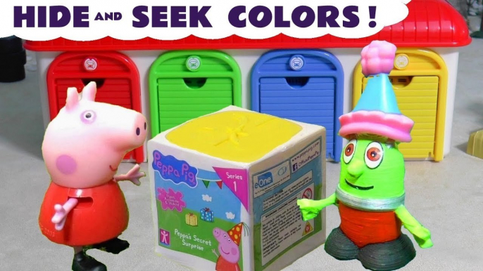 Peppa Pig plays Hide and Seek with the Funny Funlings and must Learn Colors Learn English to rescue the blind bags, opening and unboxing them when found in this family friendly full episode