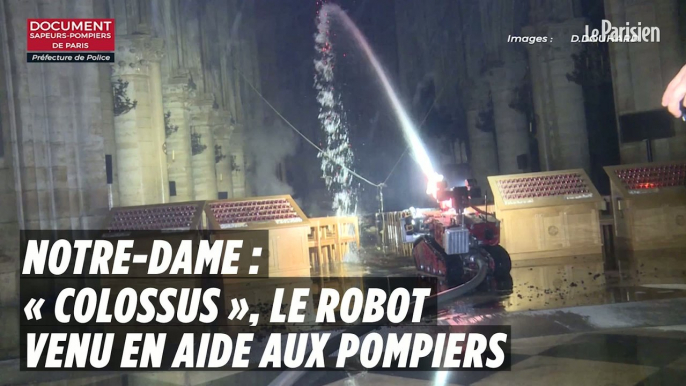 Notre-Dame :  Colossus, le robot qui a aidé les pompiers