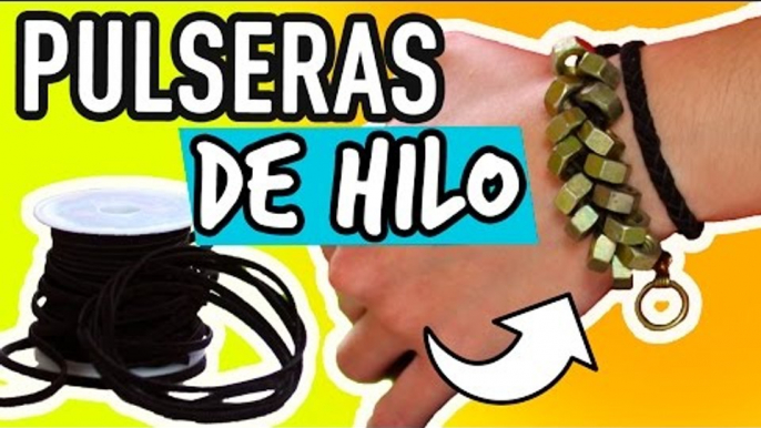 Como hacer pulseras de Hilo Gamuza - Rápidas y Fáciles - DIY - Catwalk