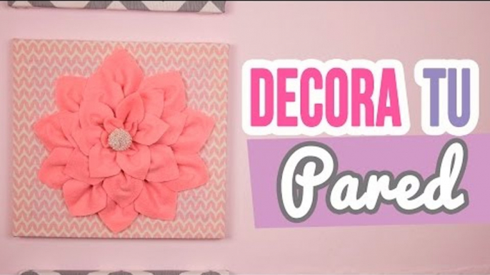 ¡Decora tu Pared con Cuadros de Tela y Flores | Ideas para decorar y renovar tu cuarto | Catwalk ❤