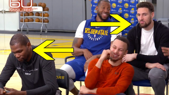 Kevin Durant & Klay Thompson’s Reaction To ‘60 Minute’ Question PROVES They Are LEAVING Warriors!