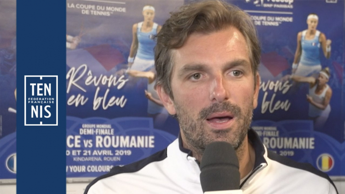 Fed Cup France-Roumanie : Julien Benneteau détaille la préparation