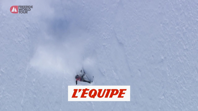 le top 5 des plus grosses chutes du Freeride World Tour 2019 - Adrénaline - Freeride