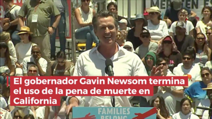 El gobernador Gavin Newsom termina el uso de la pena de muerte en California