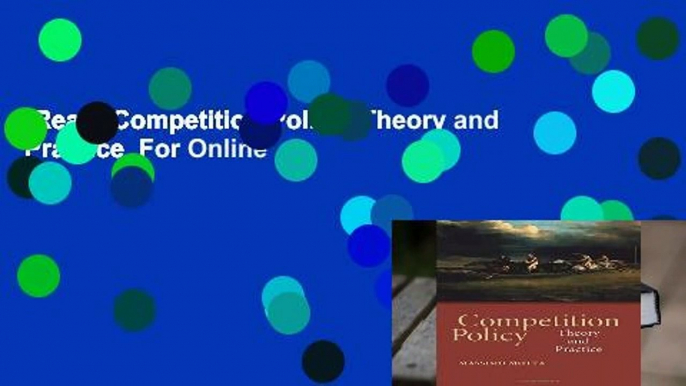 [Read] Competition Policy: Theory and Practice  For Online