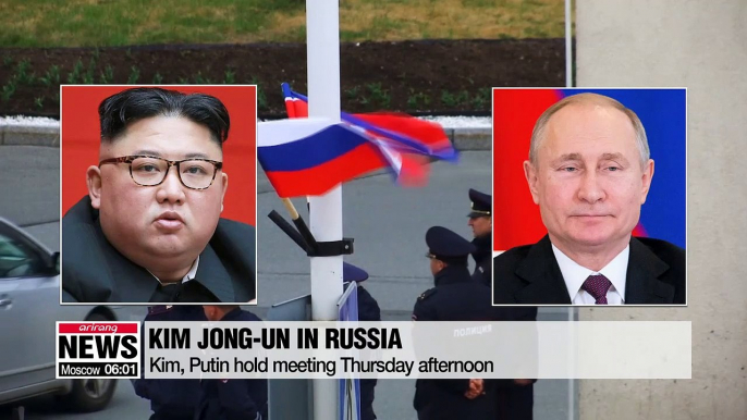 Kim Jong-un to hold his first summit with President Putin on Thursday afternoon