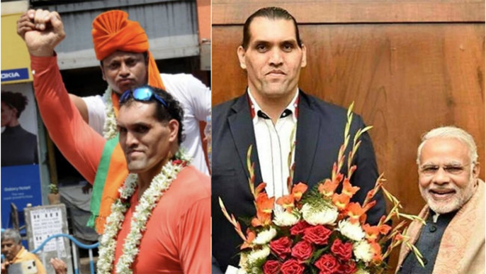 Lok Sabha Election 2019  : Wrestler Khali campaigns for BJP’s candidate Anupam Hazra | Oneindia News